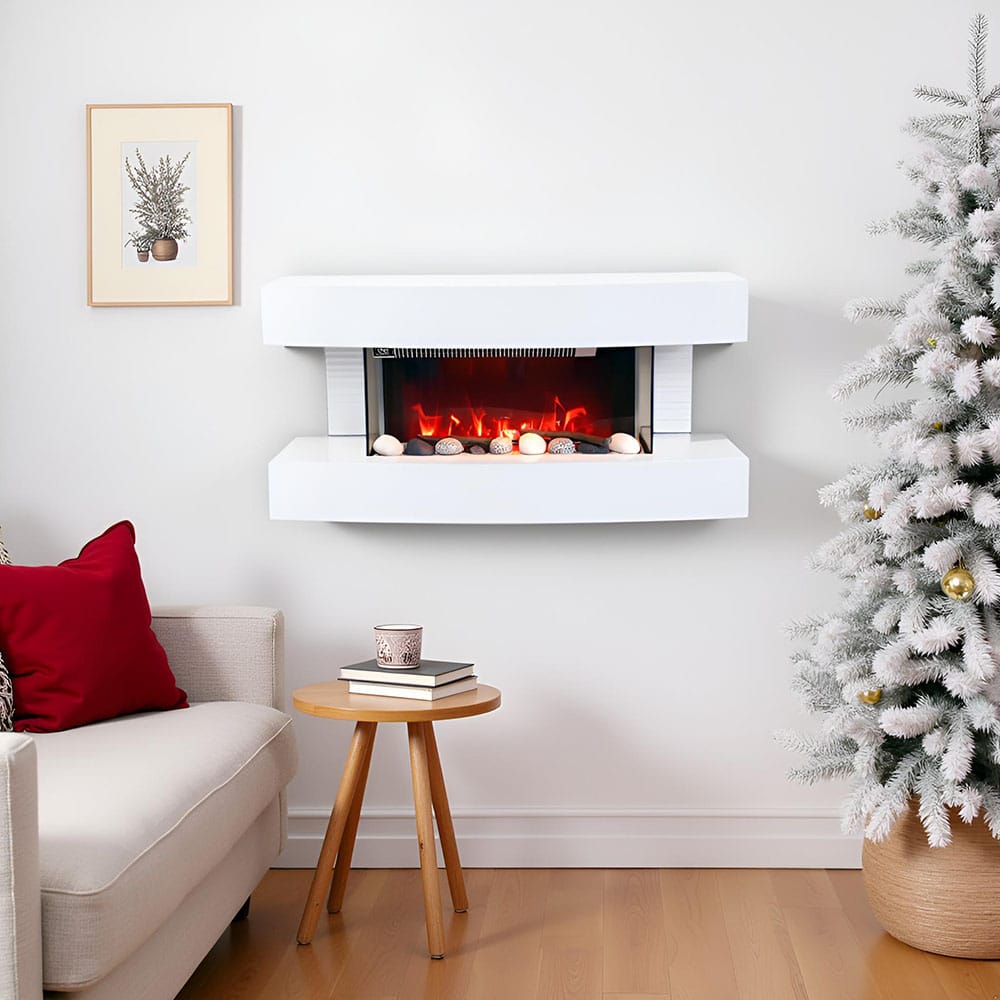 Chimenea-electrica-blanca-Paula-pequena-ElectricSun-chimeneas-electricas-de-pared-moderChristmas-S01