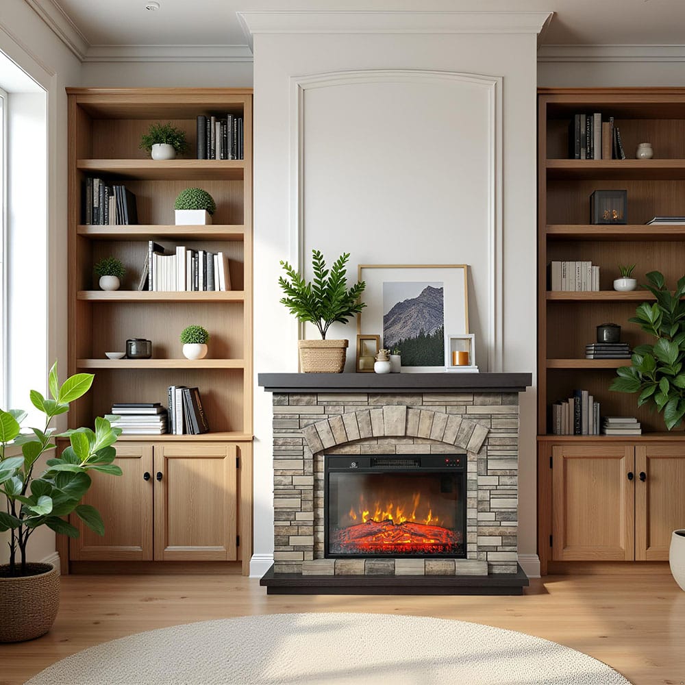 Elektromos-kandallo-AMBAR-Stone-ElectricSun-hanghatassal-3-szin-telefonos-alkalmazassal