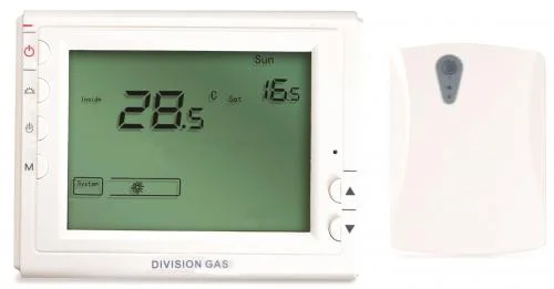 Termostat centrala wireless termostat Division Gas DG 908 RF termostat ambient radio fara fir